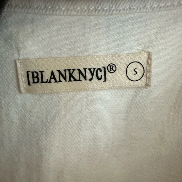BlankNYC White Denim jumpsuit size S - Picture 3 of 4